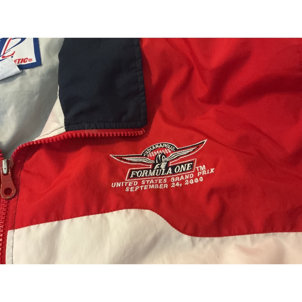 Logo Athletic Formula 1 USGP 2000 Indianapolis Windbreaker Jacket Mens Large L - Picture 10 of 13